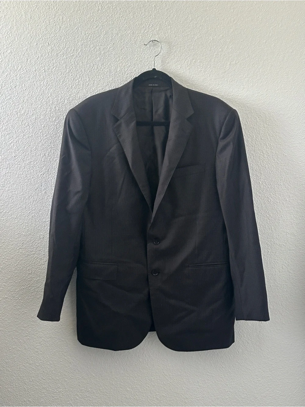Ralph Lauren Black Label Men's Black Two-Button Blazer - Classic Tailored Jacket